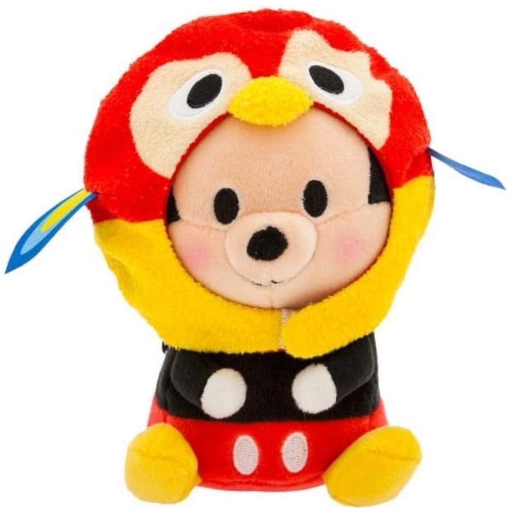 Disney’s Mickey Mouse Mini Mix-It 7” Plush with Tiki Room Removable Hat - NWT